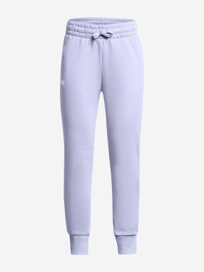 Svetlofialové dievčenské tepláky Under Armour UA Rival Fleece Joggers