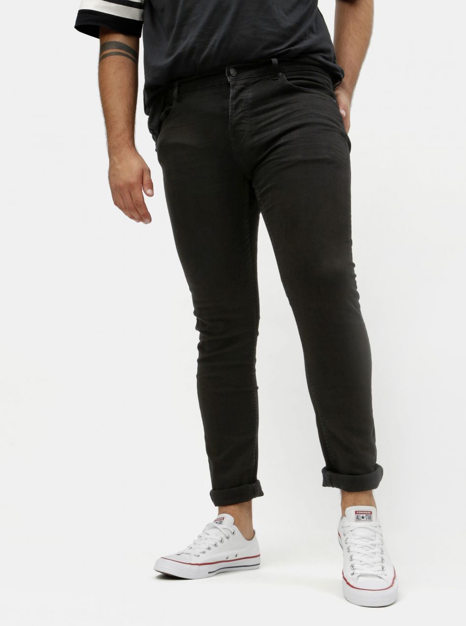 Čierne rifle slim fit ONLY & SONS Loom