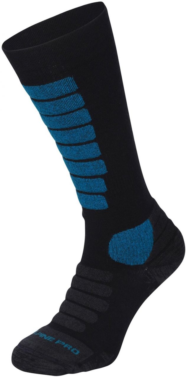 Športové podkolienky z merino wool ALPINE PRE RODE mykonos blue