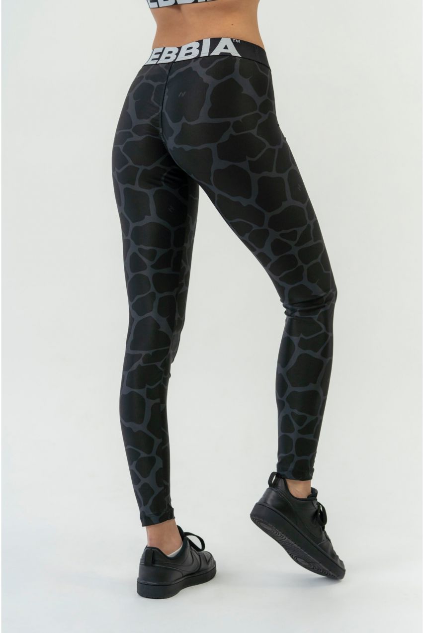 NATURE-INSPIRED squat-proof dámske legíny 543 Nebbia