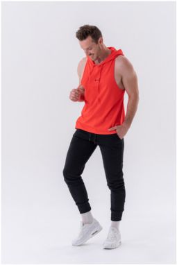 Fitness tielko s kapucňou 323 Red Nebbia