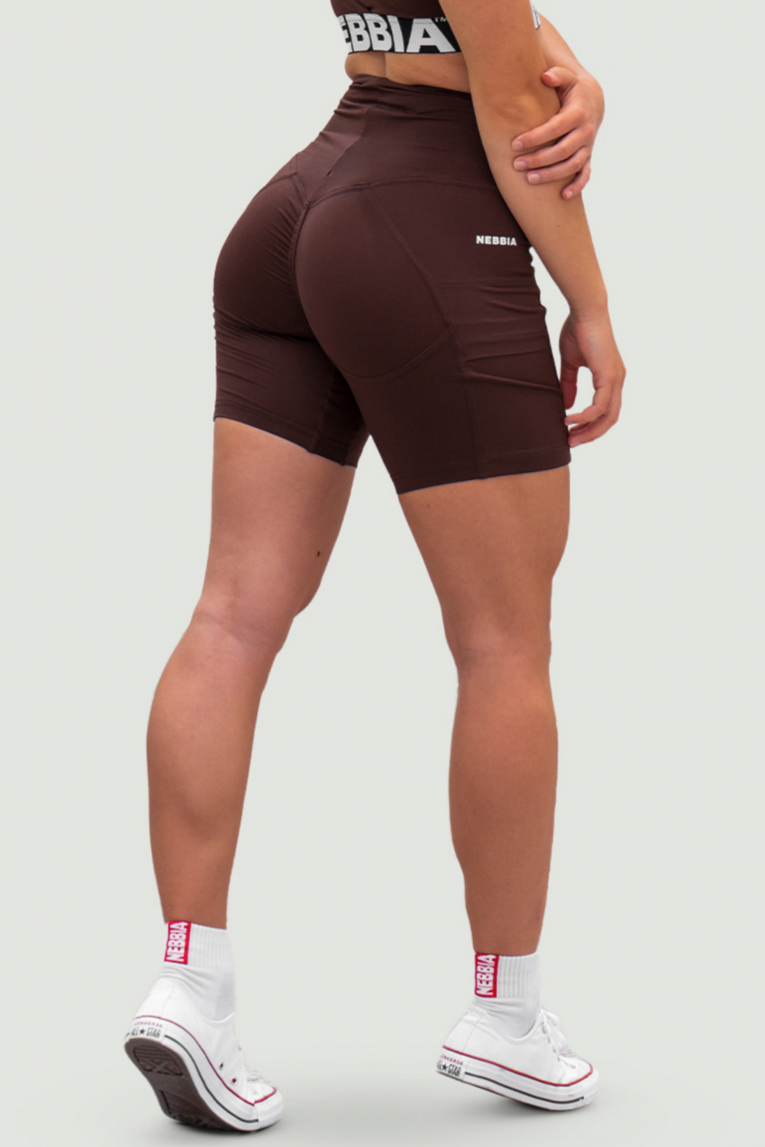 Leginové šortky s vysokým pásom 9″ FIT&SMART 575 Nebbia