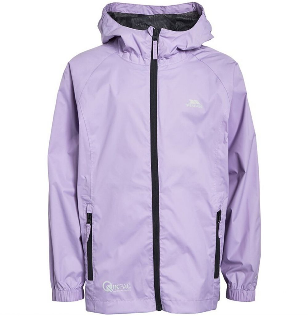 Detská nepremokavá bunda Trespass Qikpac Jacket