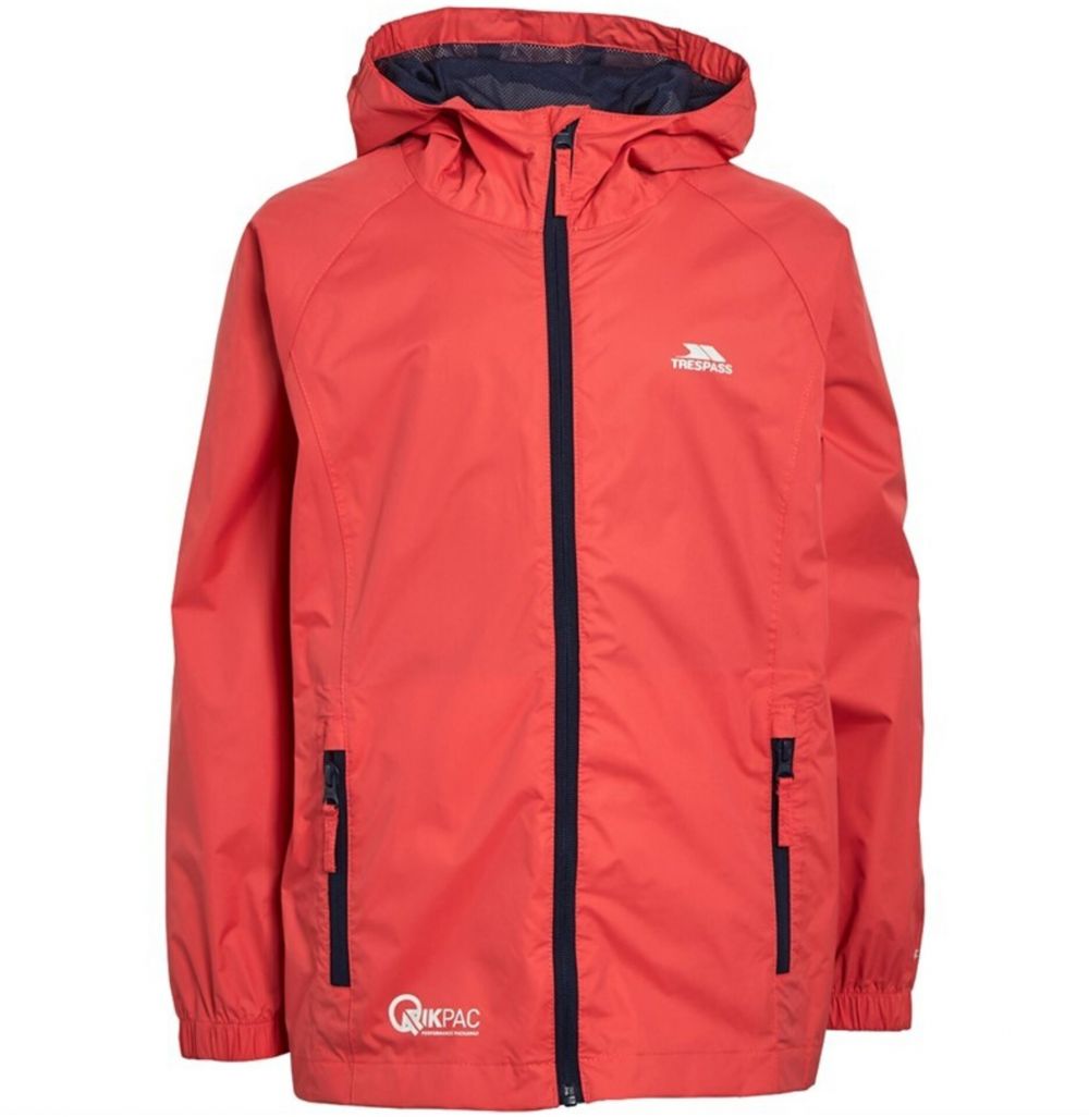 Detská nepremokavá bunda Trespass Qikpac Jacket