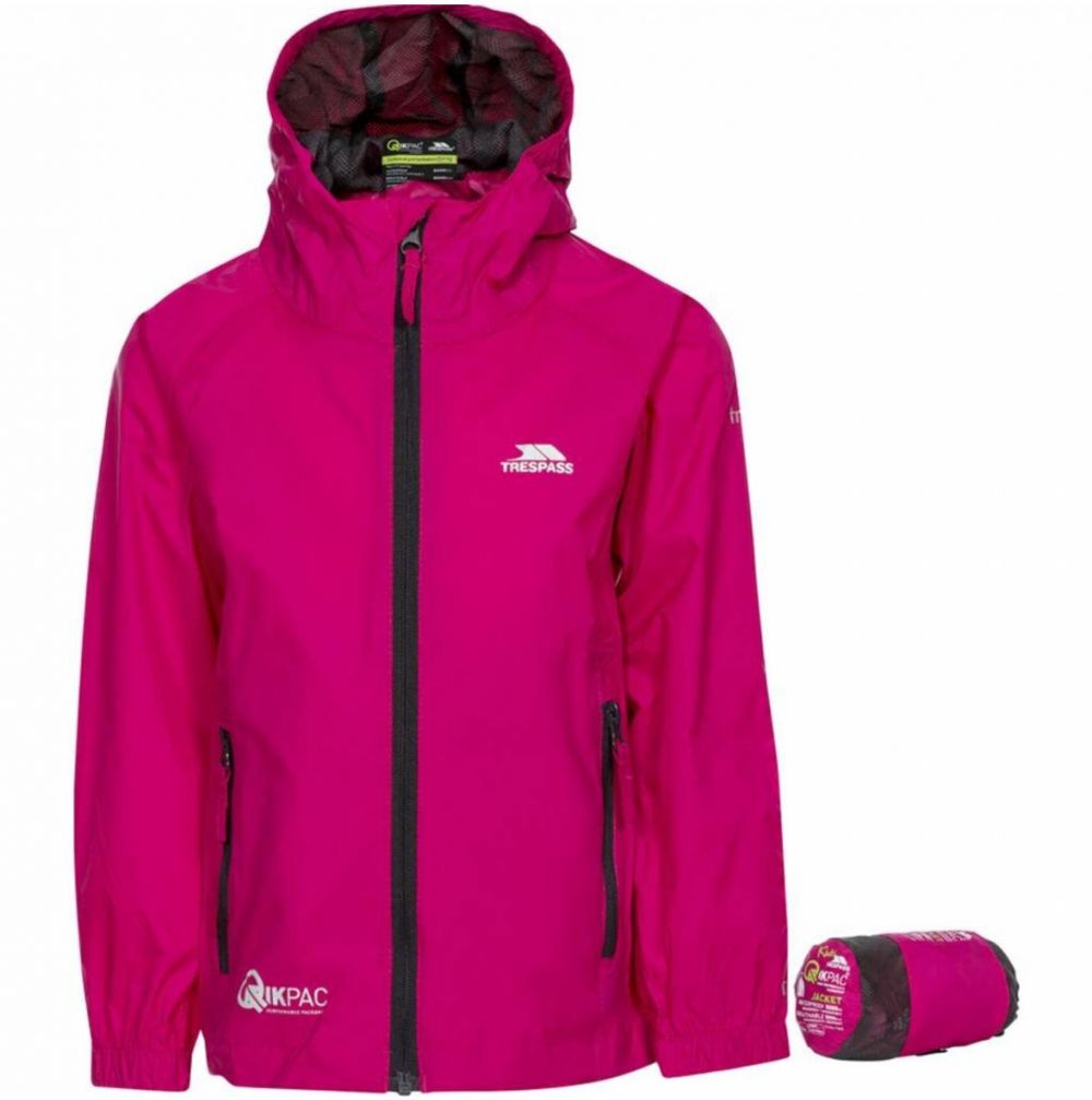 Detská nepremokavá bunda Trespass Qikpac Jacket