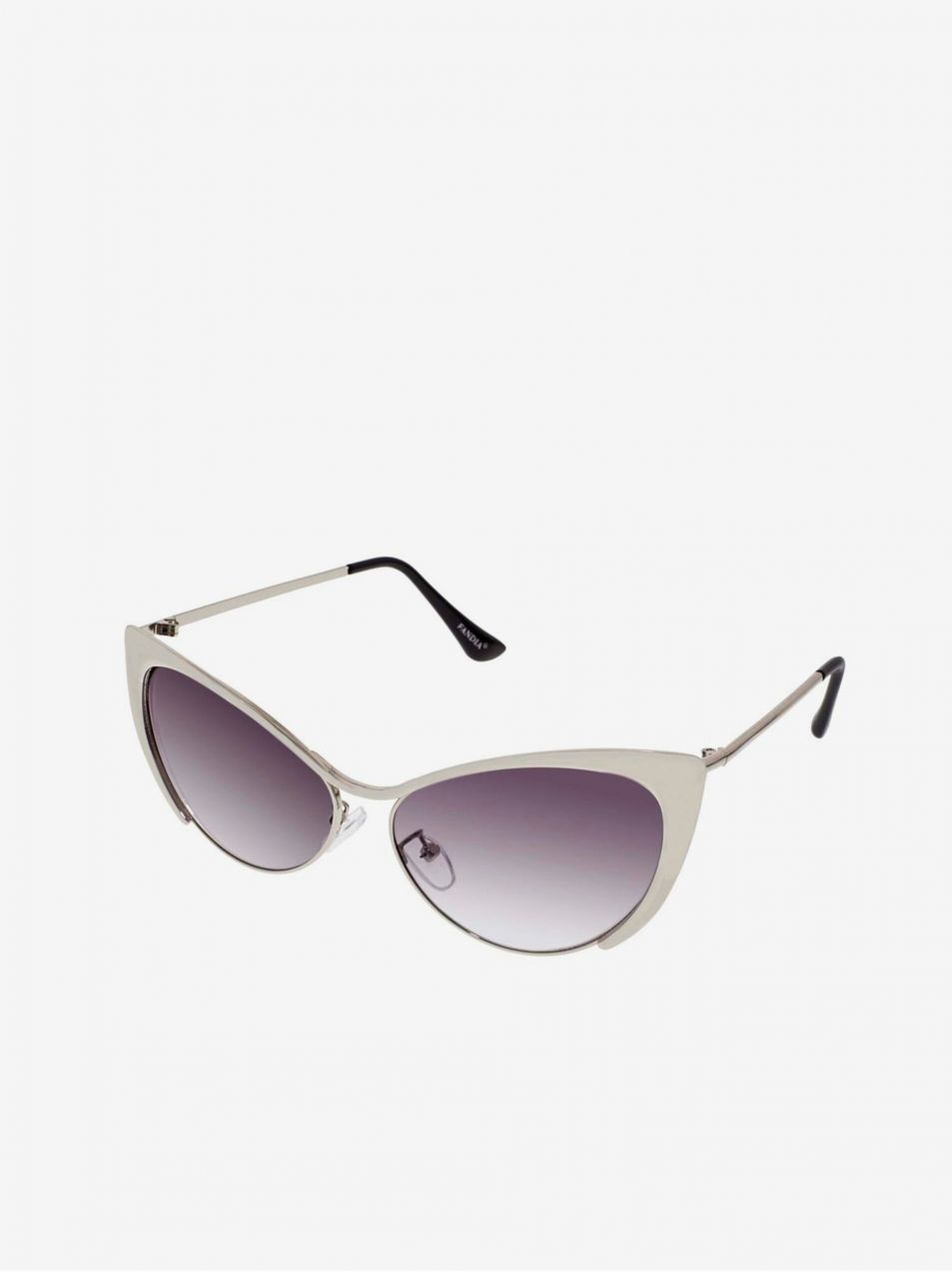OEM Dámske slnečné okuliare cat-eye Alien strieborná