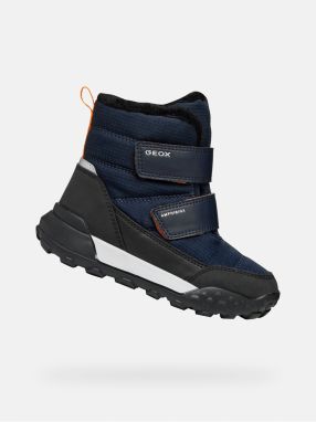 Tmavomodrá chlapčenská zimná obuv Geox Trekkyup B Abx