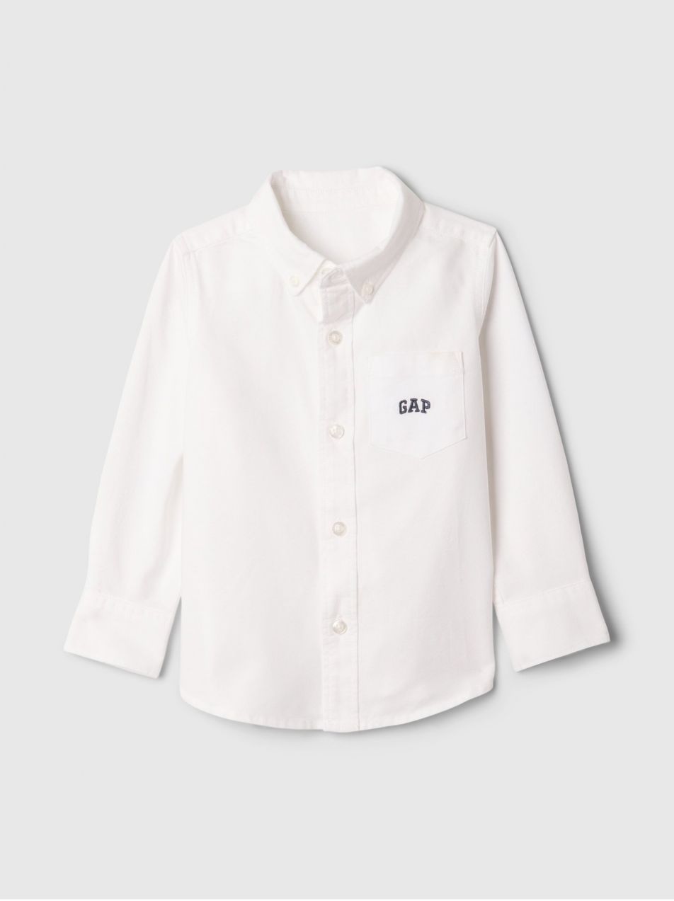 Baby košeľa s logom Oxford GAP