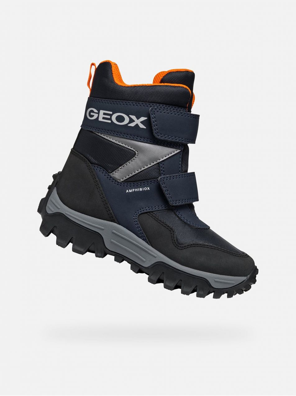 Tmavomodrá chlapčenská zimná obuv Geox Himalaya B Abx