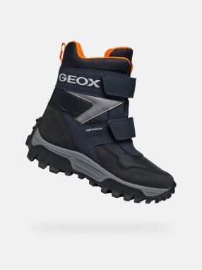 Tmavomodrá chlapčenská zimná obuv Geox Himalaya B Abx