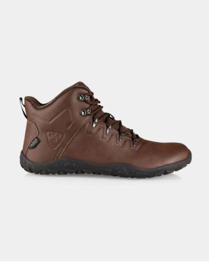 Barefoot outdoorová obuv Kilpi BARE HIGH WP-U Hnedá