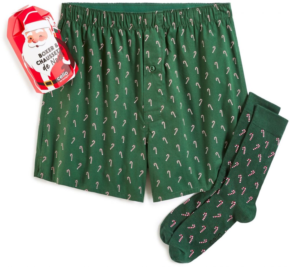 Darčekové balenie spodnej bielizne Santa Claus Celio