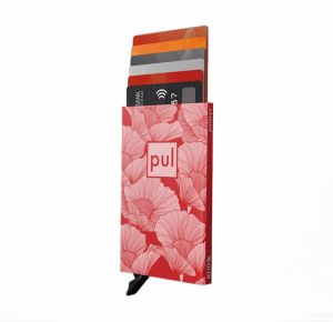 Pularys dámske púzdro na doklady - maky červené