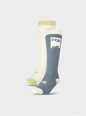 Dámske snowboardové ponožky 4F 2-pack