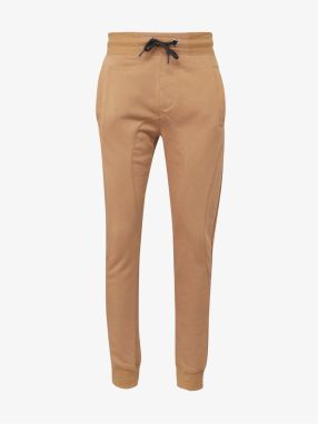 Svetlo hnedé pánske basic tepláky Ombre Clothing