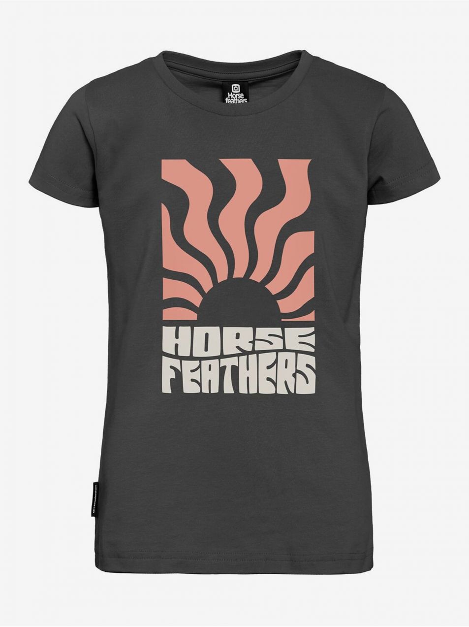 Detské tričko Viveca Horsefeathers - šedá