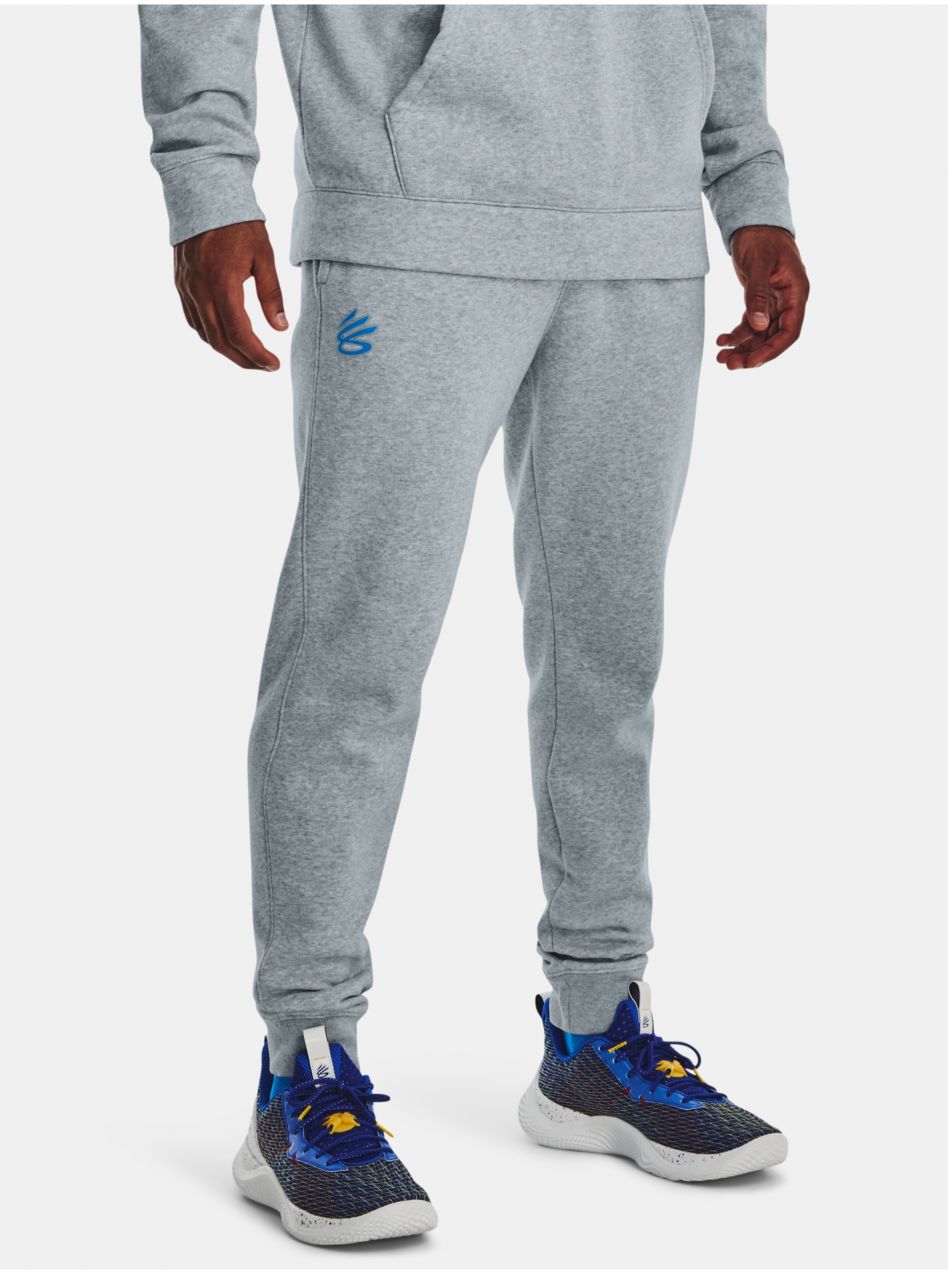 Tepláky Under Armour Curry Fleece Sweatpants-BLU