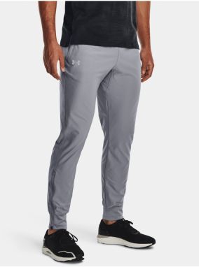 Svetlosivé športové nohavice Under Armour QUALIFIER RUN ELITE PANT