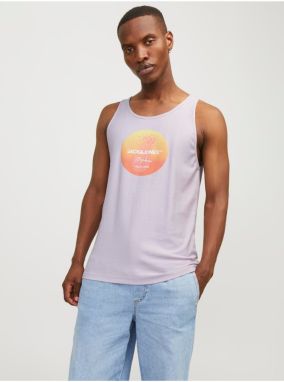 Svetlo fialové pánske tielko Jack & Jones Aruba