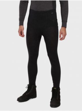 Čierne pánske termo nohavice z Merino vlny KILPI MAVORA BOTTOM