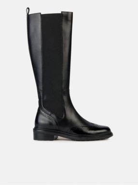 Čierne dámske čižmy Geox Walk Pleasure