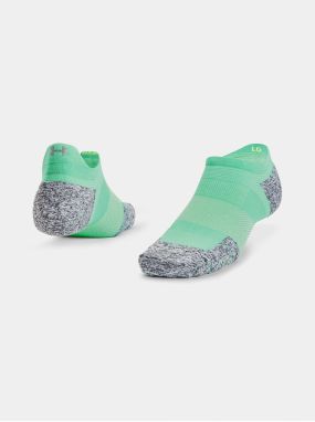 Svetlozelené športové ponožky Under Armour UA AD Run Cushion 1pk NS Tab