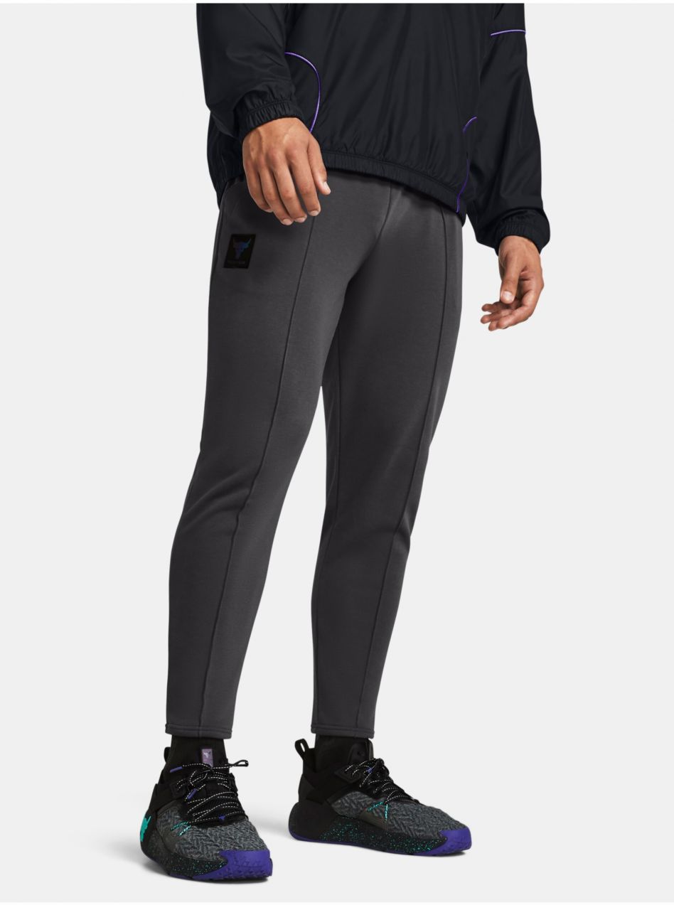 Tmavosivé športové nohavice Under Armour Pjt Rock Terry Gym Pnt Q4