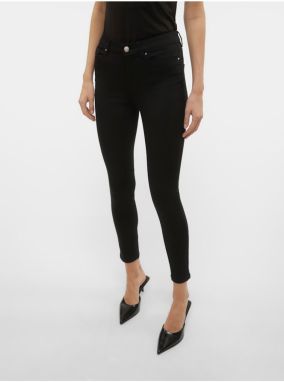 Čierne dámske skinny rifle Vero Moda Flash