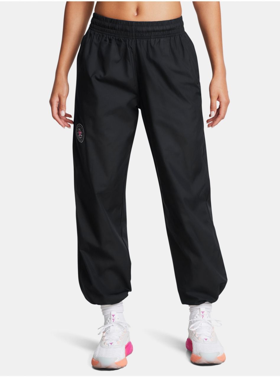Dámske športové nohavice Under Armour Pjt Rck Wvn Pánt BOH-BLK