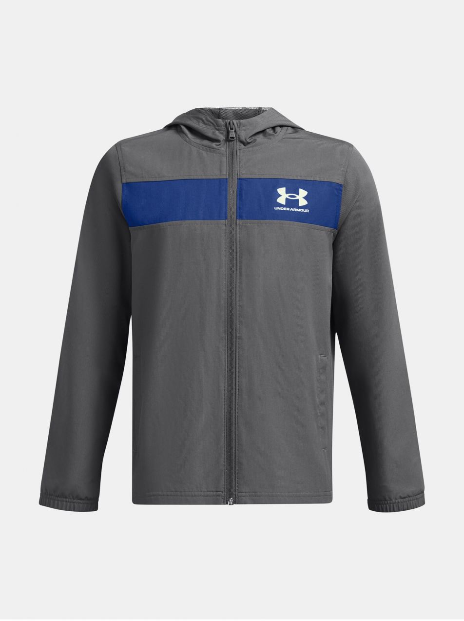 Chlapčenská bunda Under Armour UA Sportstyle Windbreaker-GRY