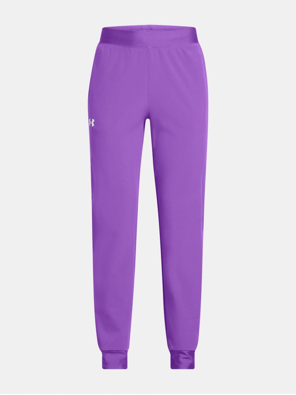 Dievčenské tepláky Under Armour UA Rival Woven Jogger-PPL