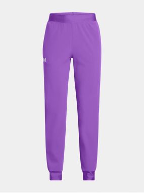 Dievčenské tepláky Under Armour UA Rival Woven Jogger-PPL