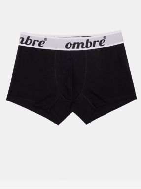 Čierne pánske boxerky Ombre Clothing