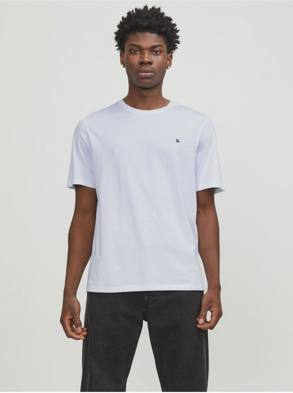 Biele pánske tričko Jack & Jones Paulos