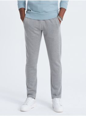Svetlosivé pánske tepláky Ombre Clothing
