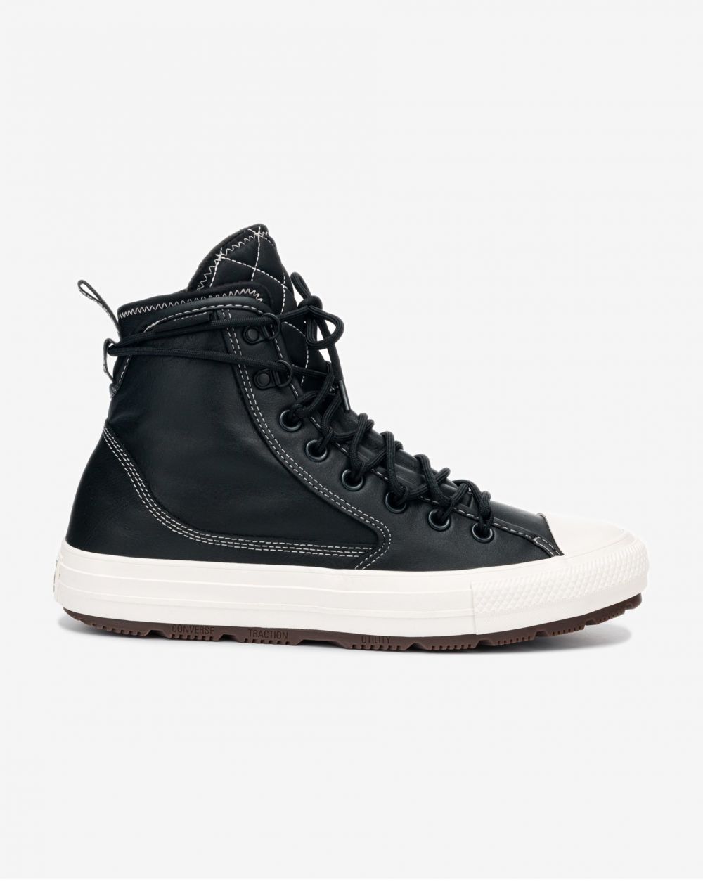 Čierne pánske členkové kožené tenisky Converse Chuck Taylor All Star Utility All Terrain