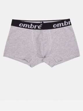 Sivé pánske boxerky Ombre Clothing