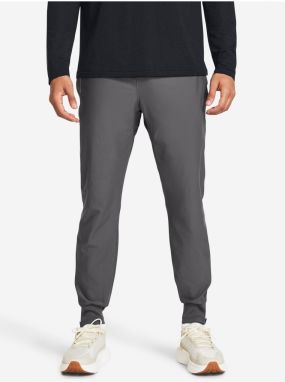 Šedé pánske športové nohavice Under Armour UA LAUNCH PRE PANTS