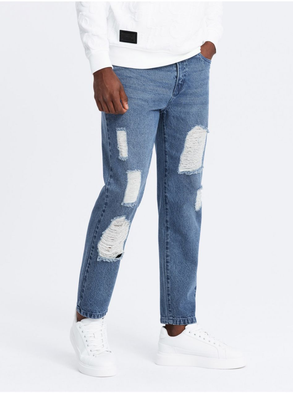 Pánske tapered džínsy Ombre Clothing