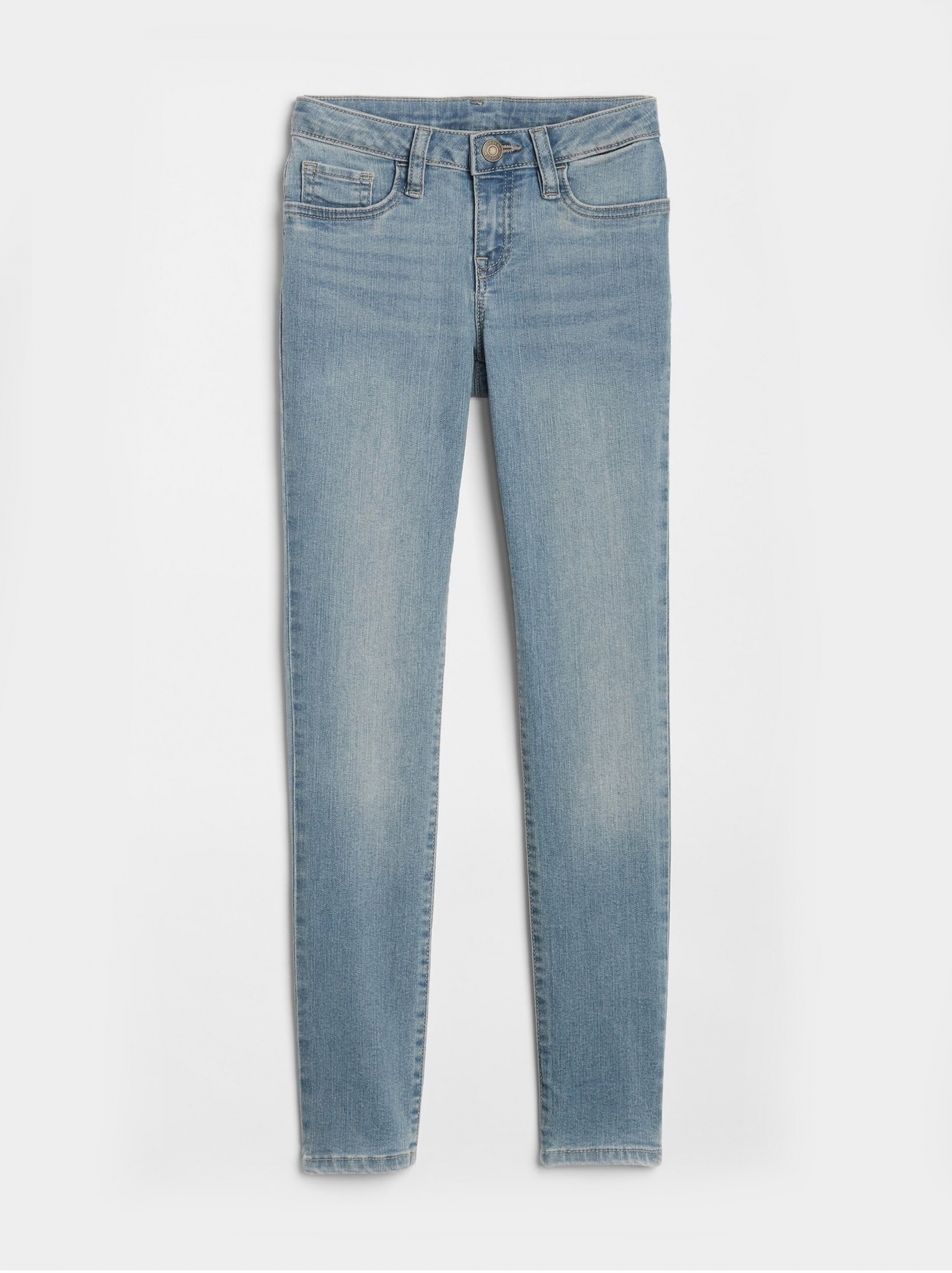 Svetlo mordré dievčenské skinny fit džínsy GAP