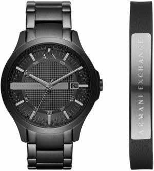 Armani Exchange pánska darčeková sada Hampton hodinky a náramok AX7101