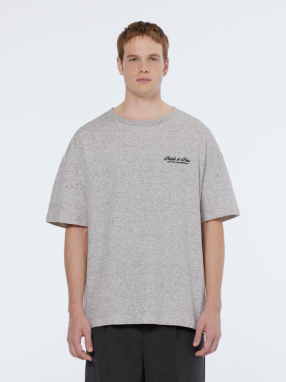 Tričká s krátkym rukávom pre mužov Scotch & Soda - sivá