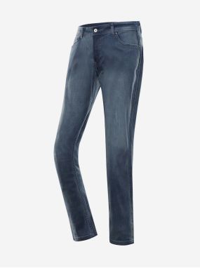 Modré pánske slim fit džínsy NAX GERW