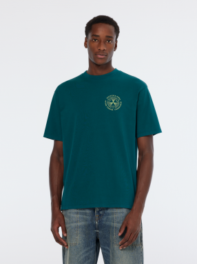 Tmavozelené pánske tričko Scotch & Soda