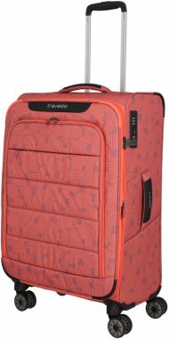 Cestovný kufor Travelite Skaii 4w S Print Peach