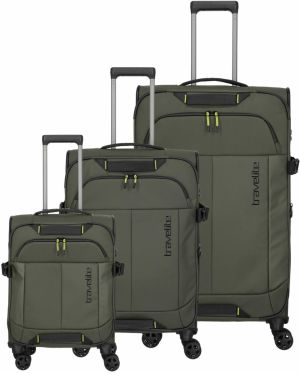 Súprava cestovných kufrov Travelite Briize S,M,L Black