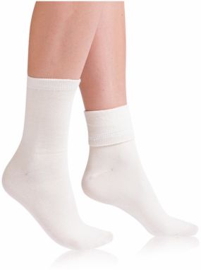 WINTER SOCKS - Dámske zimné ponožky - smotanová