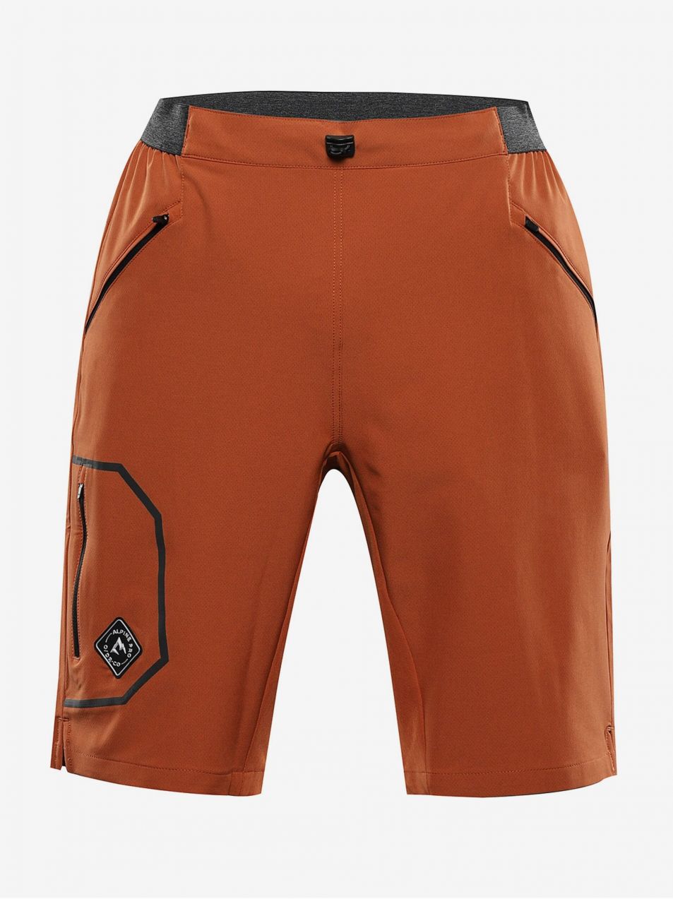 Pánske outdoorové kraťasy ALPINE PRE ZAMB bombay brown