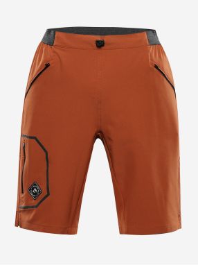 Pánske outdoorové kraťasy ALPINE PRE ZAMB bombay brown
