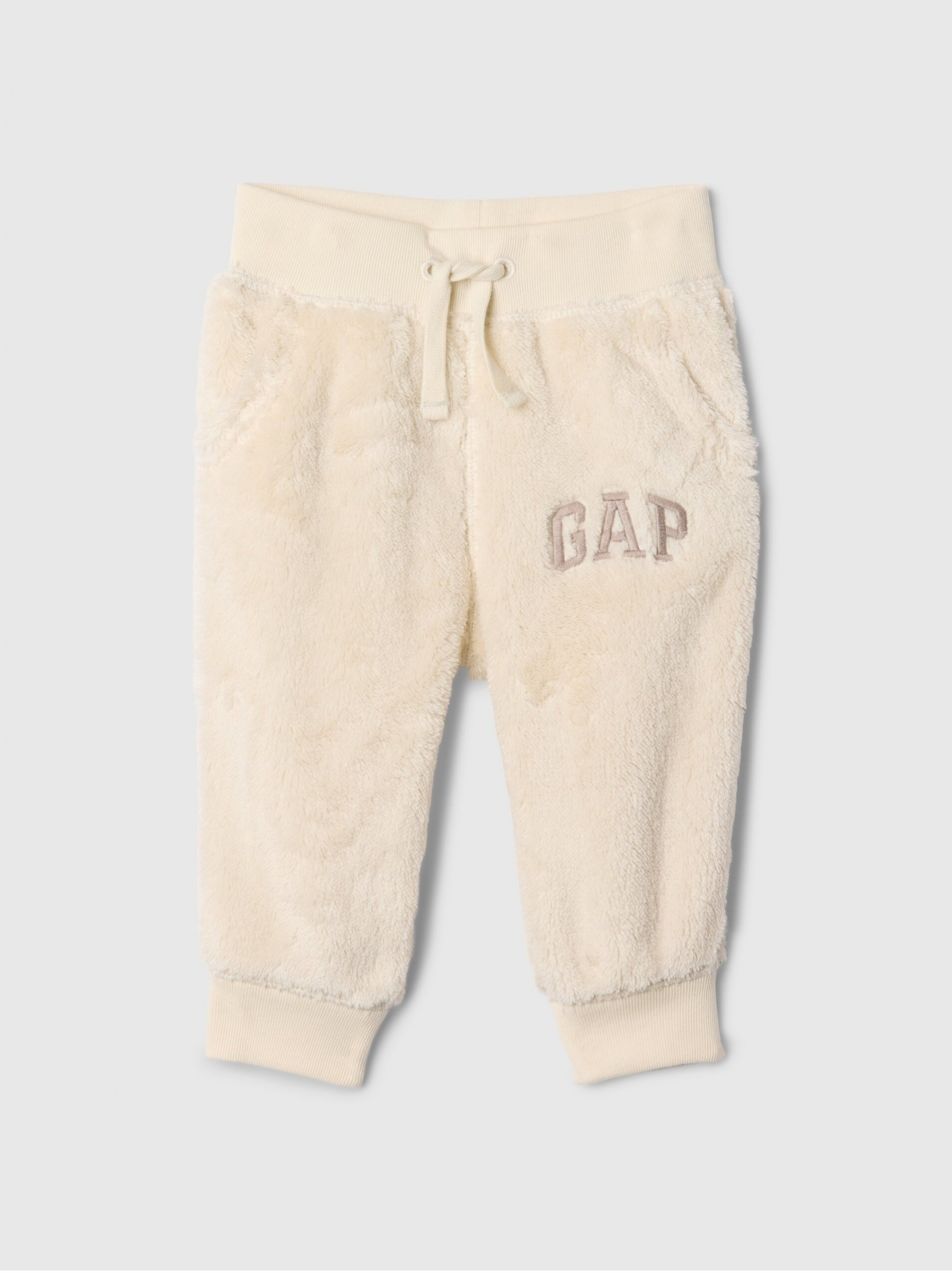 Baby nohavice z umelého kožúšku GAP